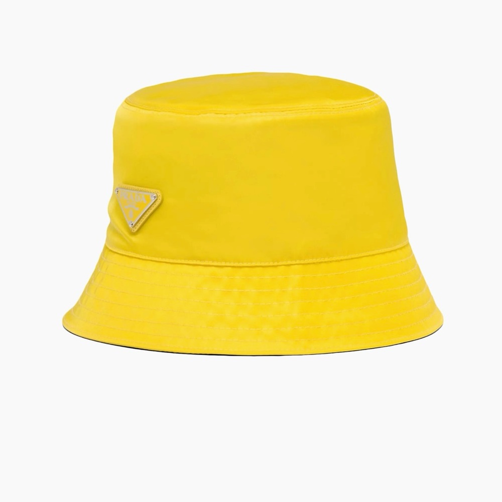 Prada Yellow Bucket Hat